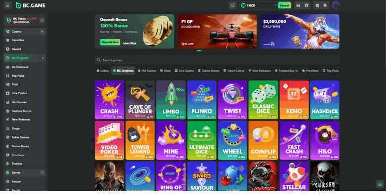 Experience the Thrill of BC.Game Online Casino A Comprehensive Guide
